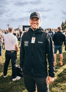 Andreas Vansemb Kristiansen i Pro Sec